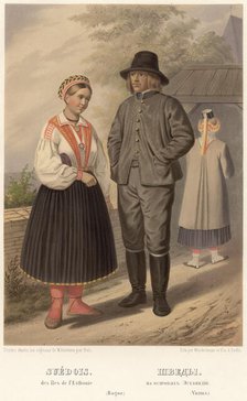 Swedes. On the islands of Estonia, 1862. Creator: Karl Fiale.