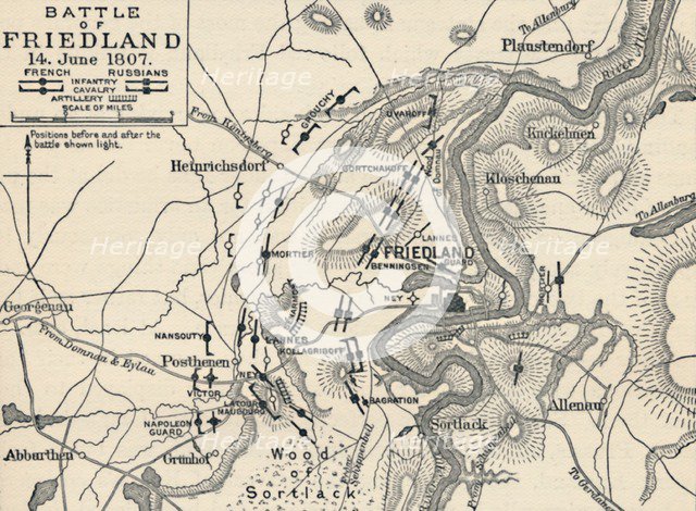 'Battle of Friedland, 14 June 1807', (1896). Artist: Unknown.