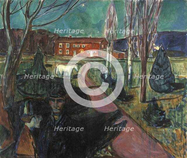 Evening Mood. Artist: Munch, Edvard (1863-1944)