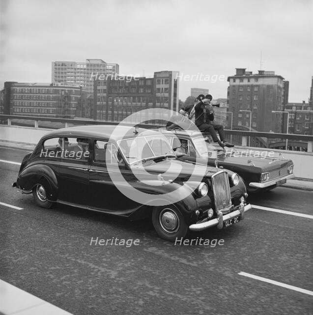 Westway Flyover, A40, Paddington, City of Westminster, London, 28/07/1970. Creator: John Laing plc.