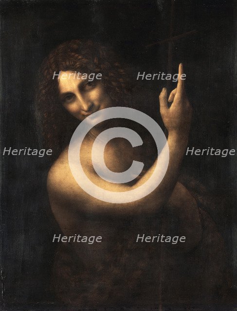 Saint John the Baptist, 1513-1516. Artist: Leonardo da Vinci (1452-1519)