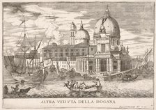 Plate 61: View of the customs house (Dogana da Mar) at the confluence of the Grand Canal a..., 1703. Creator: Luca Carlevarijs.