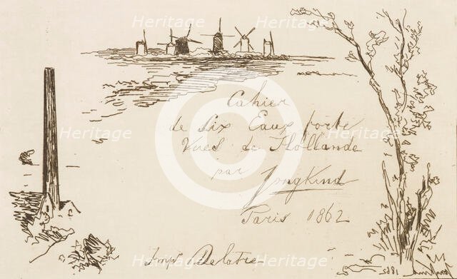 Title-page, 1862. Creator: Johan Barthold Jongkind.