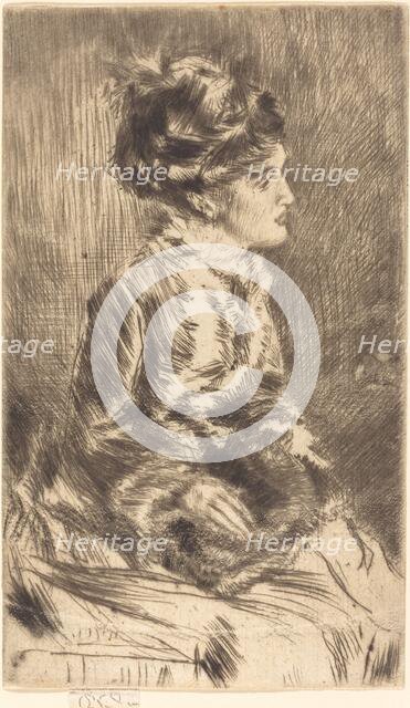 The Muff, c. 1873. Creator: James Abbott McNeill Whistler.