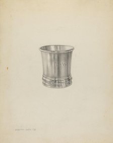 Silver Beaker, 1938. Creator: Dorothy Dwin.