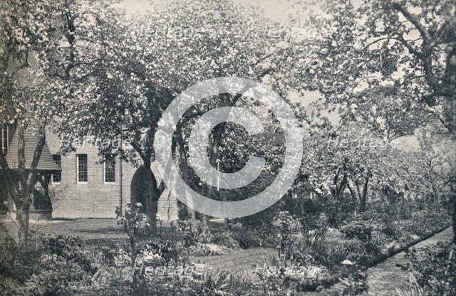 'Example of orchard garden, originally laid out by William Morris', c1900. Artist: Unknown.