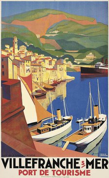 Villefranche sur Mer, c1930. Creator: Broders, Roger (1883-1953).