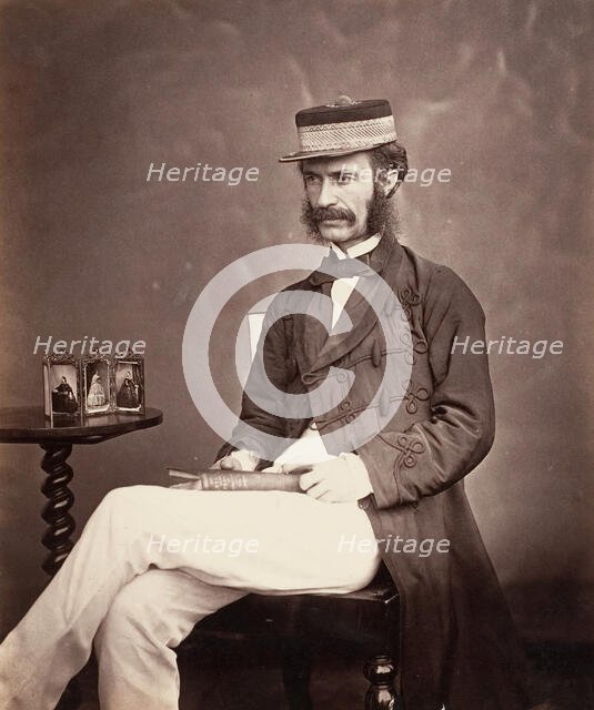 Major Bowie B.A. Mry. Sry. to Lord Canning, Calcutta, 1860. Creator: Unknown.
