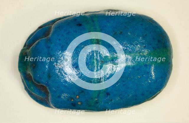 Scarab, Egypt, New Kingdom, Dynasties 18-20 (about 1550-1069 BCE). Creator: Unknown.