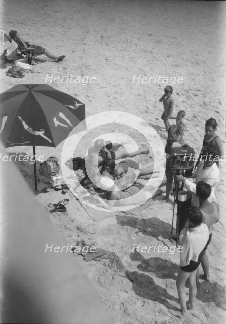 New York City views, Long Beach, 1927 Creator: Arnold Genthe.