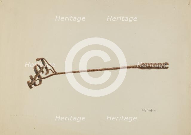 Branding Iron, c. 1941. Creator: Cornelius Christoffels.