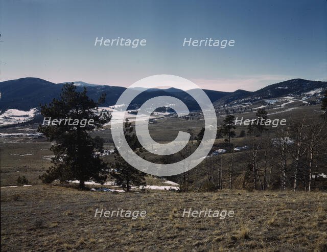 Moreno Valley, Colfax County, New Mexico, 1943. Creator: John Collier.