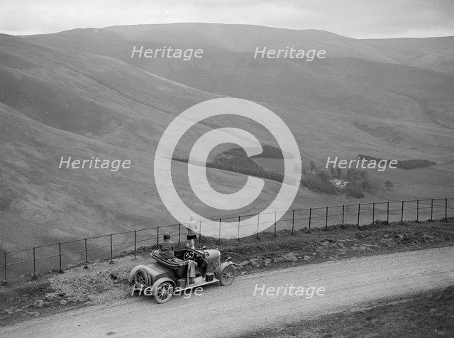 Morris open 2-seater, Ericstane Brae, North of Moffat, Dumfries, Scotland, 1920s. Artist: Bill Brunell.