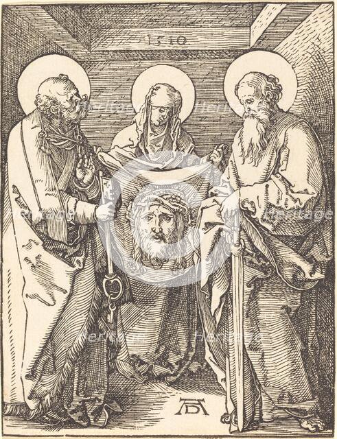 Saint Veronica between Saints Peter and Paul, 1509. Creator: Albrecht Durer.