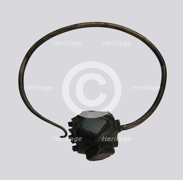 Earring, Frankish, 6th-7th century. Creator: Unknown.