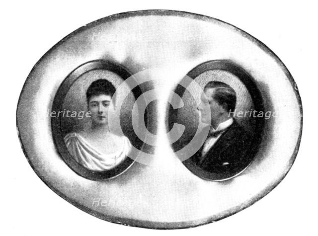 Mr. T. B. H. Cochrane, the New Deputy-Governor of the Isle of Wight; and Lady Adela Cochrane, 1898. Creator: Unknown.