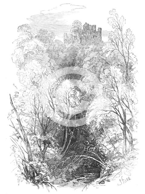 The Devon Valley Railway in Scotland: Castle Campbell, 1869. Creator: Unknown.