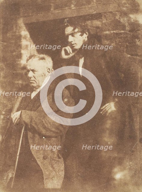 Rev. Miller and His Son Rev. Samuel Miller, 1843-47. Creators: David Octavius Hill, Robert Adamson, Hill & Adamson.