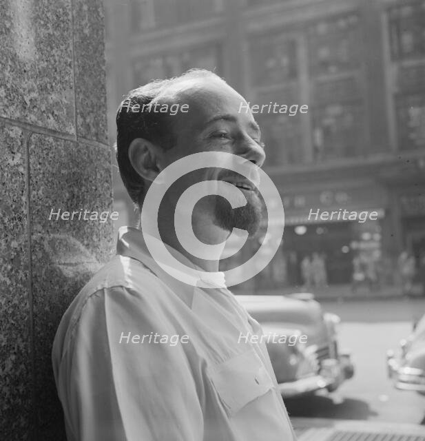 Portrait of Dave Lambert, New York, N.Y., ca. July 1947. Creator: William Paul Gottlieb.