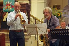 Tim Whitehead Quintet, Chris Coull Promotion, St Andrew’s Church, Hove, East Sussex, August 2025. Creator: Brian O'Connor.