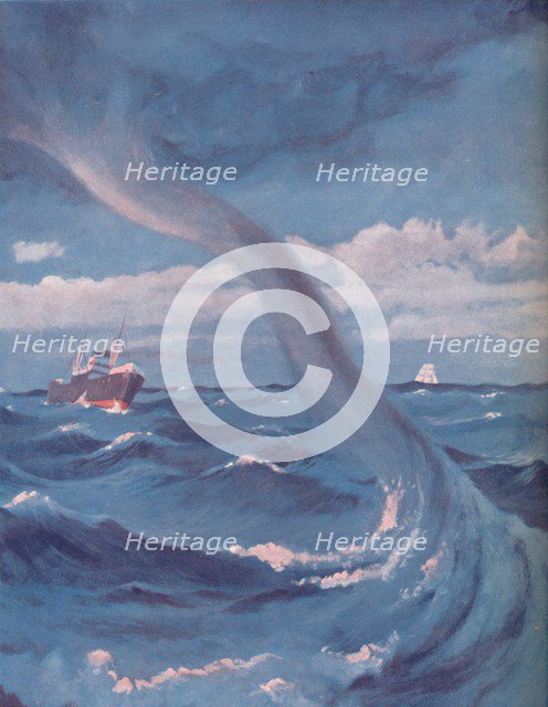 'The Waterspout That Joins Cloud and Sea', 1935. Artist: Unknown.