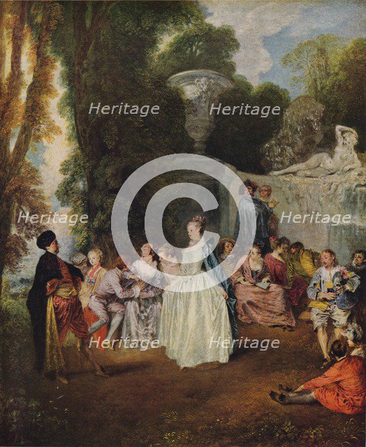 'Fetes Venitiennes', 1718-1719. Artist: Jean-Antoine Watteau.