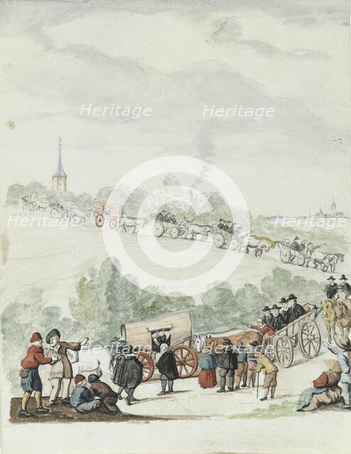 The exodus of the Remonstrants, 1710-1720. Creator: Anon.