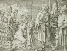 Potiphar's Wife Accusing Joseph, 1512. Creator: Lucas van Leyden.