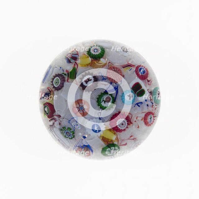 Paperweight, Lunéville, 1847. Creator: Baccarat Glasshouse.