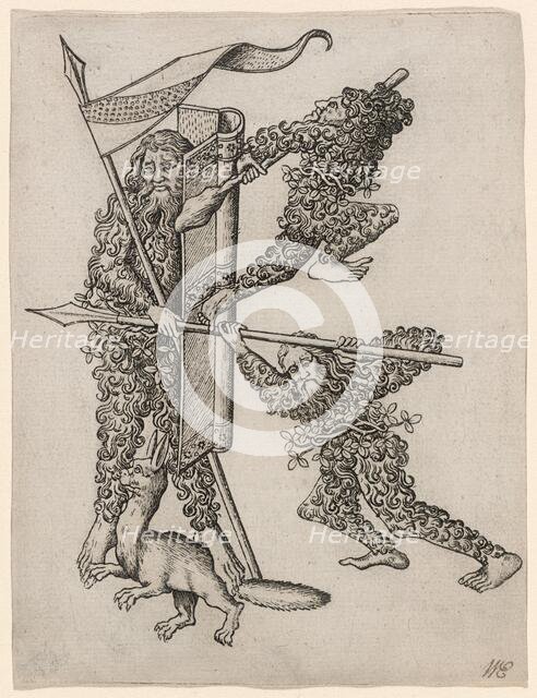 The Letter "K", c. 1466/1467. Creator: Master ES.