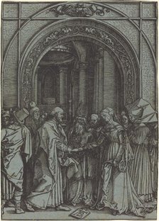 The Betrothal of the Virgin, c.1504-1505 (printed 1560s/1570s). Creator: Albrecht Durer.