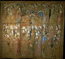 The Triumph of the Mother of God' series of fifteenth century Flemish tapestries. Cloth III 'The …