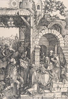 The Adoration of the Magi, from the series The Life of the Virgin, ca. 1502., ca. 1502. Creator: Albrecht Durer.