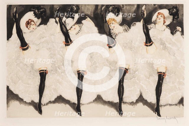 Can-Can, 1933. Creator: Icart, Louis Justin Laurent (1888-1950).