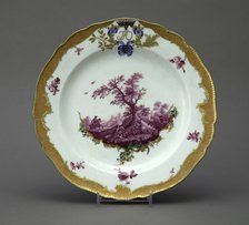 Porcelain Plate from the Orlov Service, ca 1770. Artist: Anonymous master  