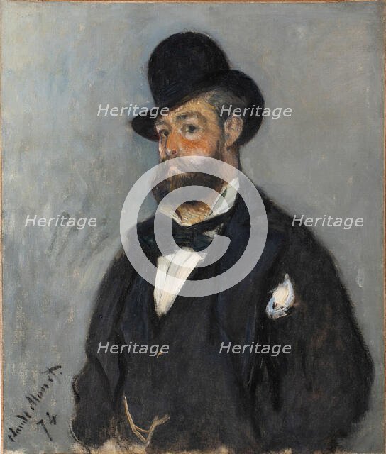 Portrait of Léon Monet, 1874. Creator: Monet, Claude (1840-1926).