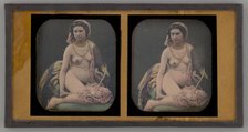 Untitled (Portrait of a Nude Woman), 1855. Creator: Unknown.