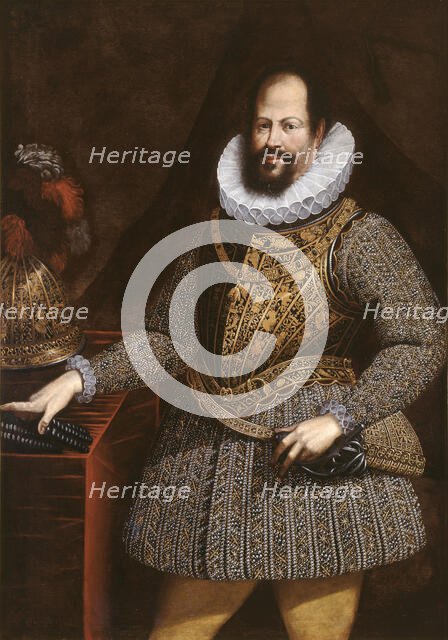 Portrait of Ranuccio I Farnese (1569-1622), Duke of Parma, Piacenza and Castro, 1622-1627. Creator: Anonymous.