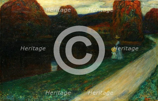 The Evening, 1902-1903. Creator: Kandinsky, Wassily Vasilyevich (1866-1944).