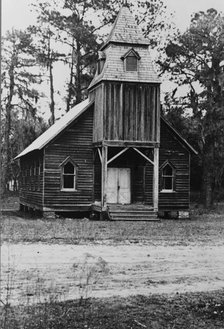 Wooden church, St. Marys, Georgia, 1936. Creator: Walker Evans.