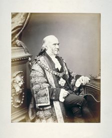 Thomas Gabriel, Lord Mayor of London, c1865. Artist: Anon