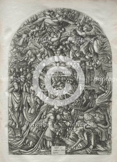 The Apocalypse: The Woman Clothed with the Sun, 1546-1556. Creator: Jean Duvet (French, 1485-1561).