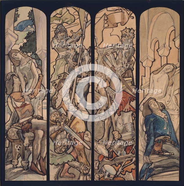 Romeo and Juliet, 1900s. Artist: Vrubel, Mikhail Alexandrovich (1856-1910)