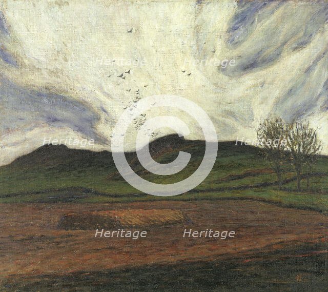 Storm Clouds, 1893. Creator: Karl Nordström.