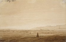 Landscape with an Obelisk, 1803. Artist: Caspar David Friedrich.