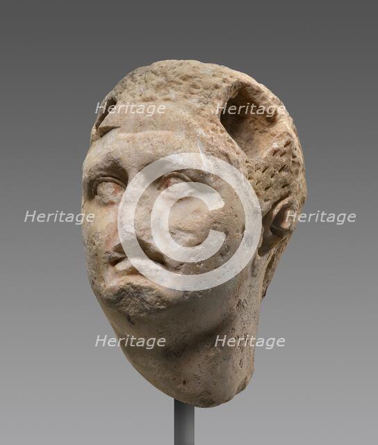 Head of a Statue of a Hellenistic Ruler, 3rd century B.C. Creator: Unknown.