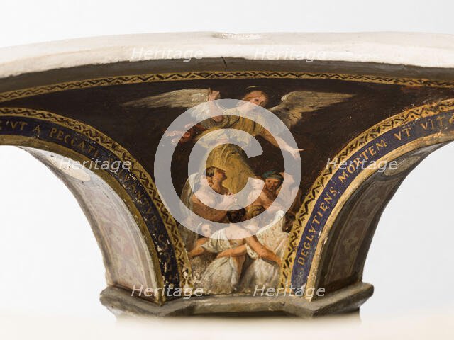 Maquette du décor de la chapelle des Morts (dite chapelle des Ames) église Notre-Dame..., c.1836. Creator: Merry Joseph Blondel.