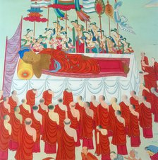 Death of Buddha. Artist: Unknown