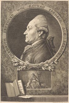 F.E. von Rochow, 1777. Creator: Daniel Nikolaus Chodowiecki.
