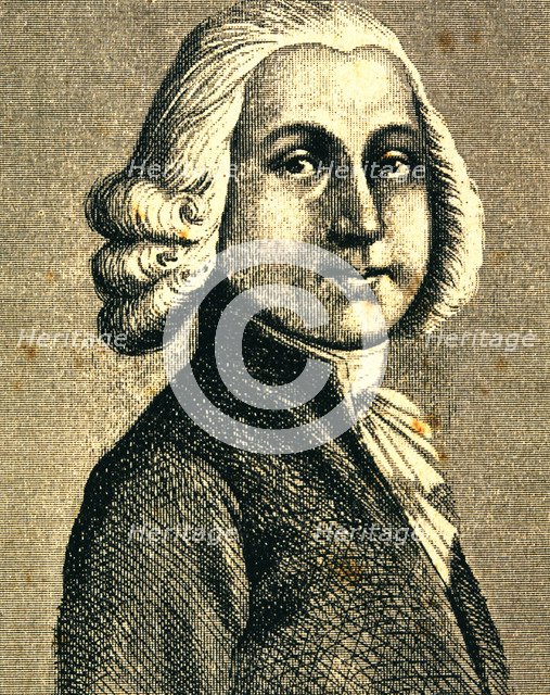 Luigi Boccherini (1740-1805), Italian cellist and composer, engraving, 1893.